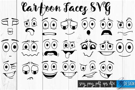 Cartoon Face SVG | Funny Face SVG | Funny Face (2984543)