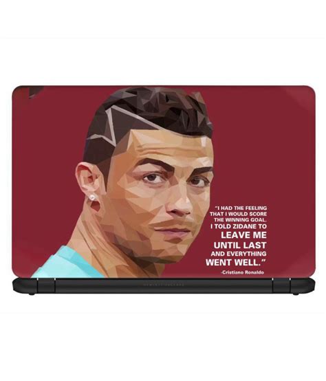 100yellow Cristiano Ronaldo Gaming Laptop Skin Decal 15.6 Inch for Dell HP Acer Asus Lenovo ...