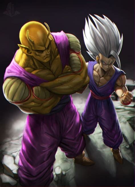 Orange Piccolo y Gohan Beast | Personajes de dragon ball, Personajes de ...