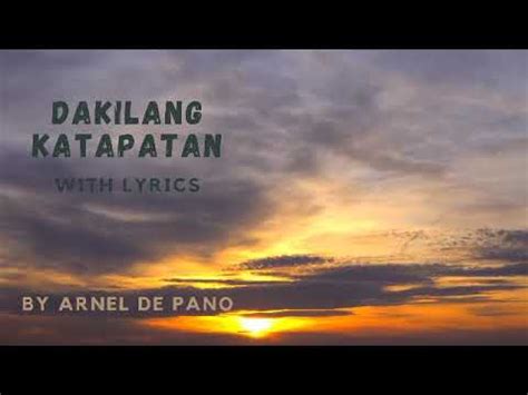 Dakilang Katapatan (With Lyrics) - YouTube