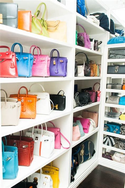 Handbag Closet - Contemporary - closet - The Coveteur