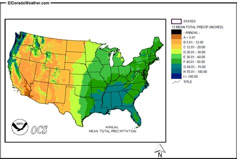 United States Yearly [Annual] and Monthly Mean Total Precipitation