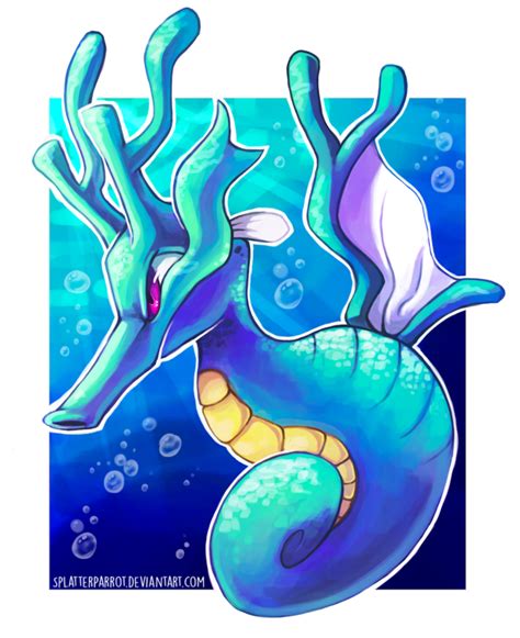 Kingdra by SplatterParrot | Pokémon species, Pokemon art, Pokemon fan art