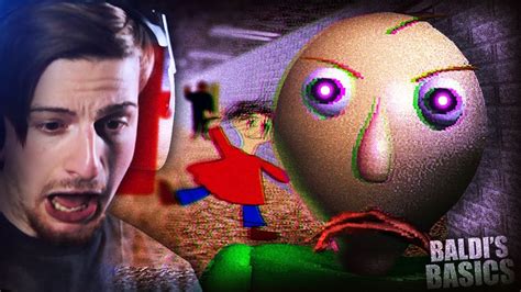 HOW IS THIS GAME SO SCARY || Baldi's Basics (Creepy Horror Game) - YouTube