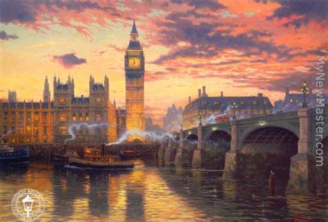 Thomas Kinkade London Painting