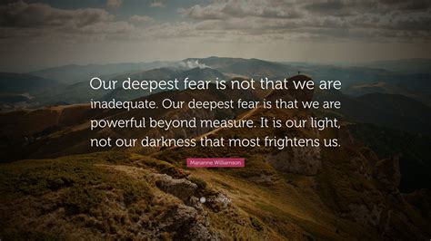Our Deepest Fear Full Poem