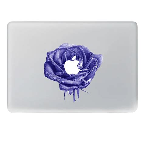 Beautiful purple rose Vinyl Decal Notebook sticker on Laptop Sticker ...