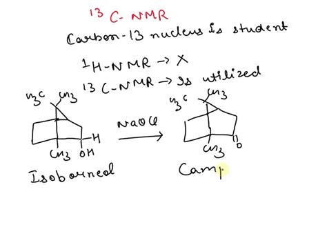 SOLVED: The 1H NMR spectrum of camphor is complex, so we won't use thatfor characterization ...