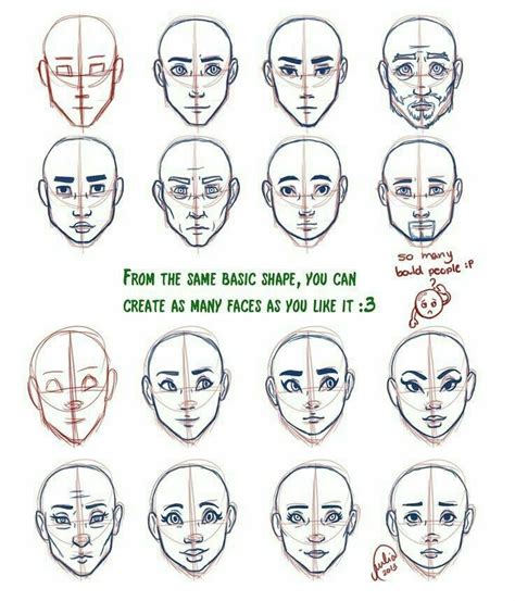 Pin by Karla Mae Cruzado on ارسمنىArt | Drawing face shapes, Drawing ...