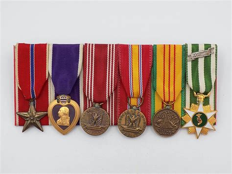 Vietnam War Purple Heart & Bronze Star Miniature Medal Grouping - Damn Yankee Militaria Sales