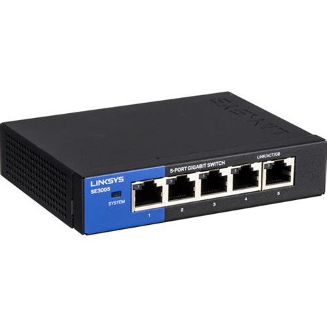 Linksys SE3005 V2 5-Port Gigabit Ethernet Switch SE3005 V2 B&H