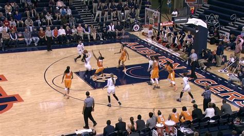 Auburn Women's Basketball Defeats Tennessee - YouTube