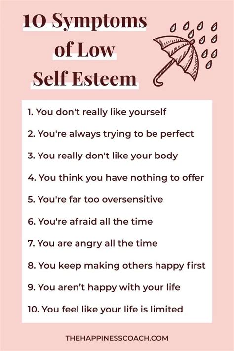 10 Symptoms of Low Self Esteem, and How To Change Them - The Happiness ...