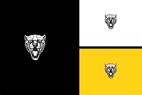 logo design head panther vector design 11410495 Vector Art at Vecteezy