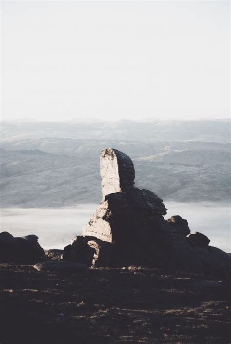 Free Stock Photo of A rock formation on a mountain | Download Free ...