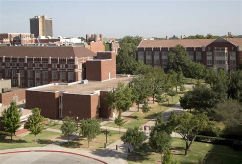 University of Oklahoma Campus View USA Editorial Stock Photo - Image of ...