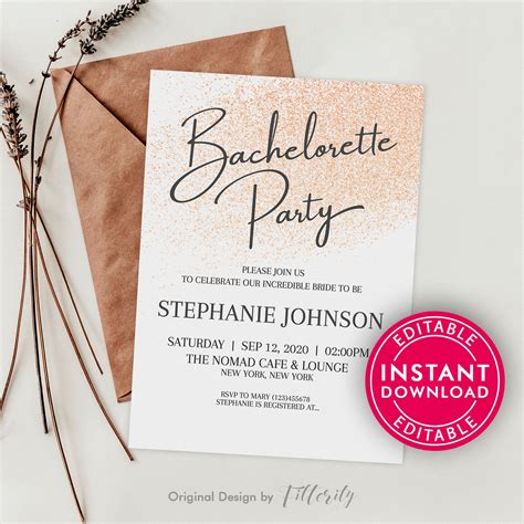 Bachelorette Party Invitations Bachelorette Invite - Etsy