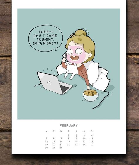 I Created A Cat Calendar To Make 2018 Pawesome | Cat calendar, Cat art ...