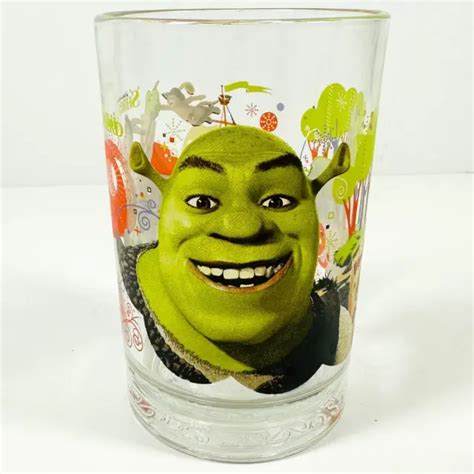 MCDONALD'S SHREK THE Third 5" Glass Shrek DreamWorks 2007 Vintage Collectible $6.79 - PicClick
