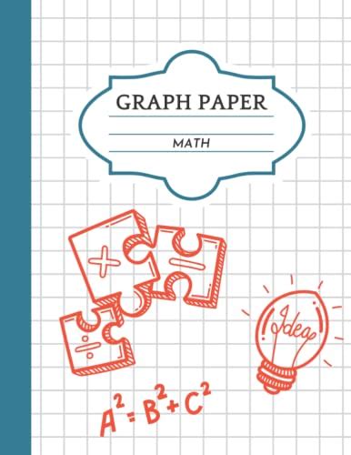 Graph Paper for Math: Handy Math Notebook Graph Paper, 120 Pages, 8 ...