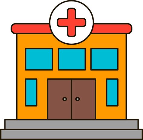 Medical Office Building Clipart