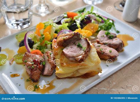 Crispy Duck Breast stock image. Image of grill, chinese - 102486305