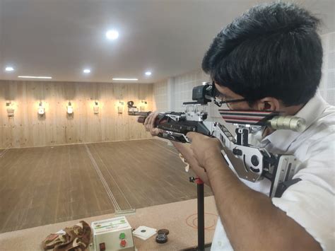 The college has recently established an Indoor 10M Rifle Shooting Range for the students | N S ...