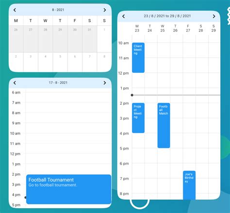 Top Flutter Calendar, Horizontal Calendar, Planner, Timetable packages | Flutter Gems