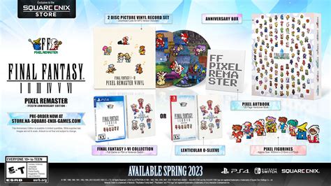 Final Fantasy Pixel Remasters launch for PlayStation 4 and Nintendo ...