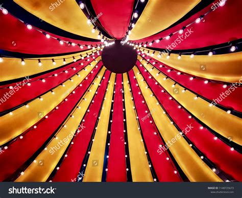 Circus tent top seen from inside | Circus tent illustration, Circus tent, Circus decorations