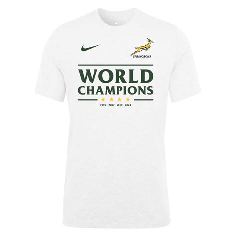 Nike Springboks Rugby World Cup 2023 Winners T-Shirt – Absolute Rugby