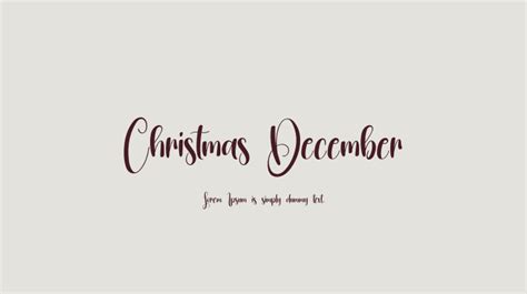 Christmas December Font : Download Free for Desktop & Webfont