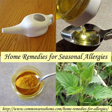 Home Remedies for Seasonal Allergies by Herbalism, Home Remedies | The ...