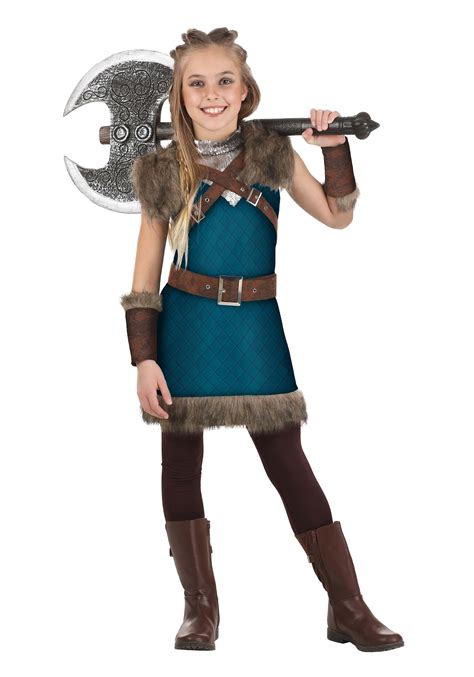 Valhalla Girl's Viking Costume