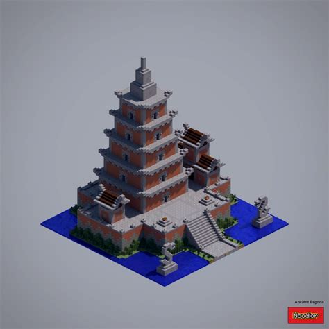 Ancient Pagoda | Minecraft blueprints, Amazing minecraft, Minecraft creations