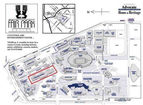 Maps and Directions to Fair Park