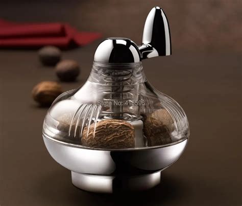 DEVISIB Nutmeg Grinder Spice Mill Manually Rotated Grinder Grinding Glass Bottle-in Electric ...