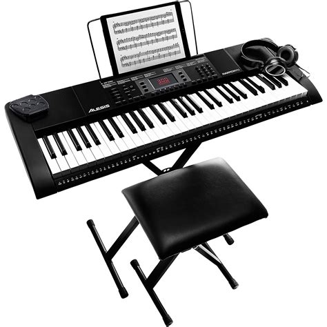 Alesis Harmony 61 MK3 61-Key Keyboard With Stand and Bench - Woodwind & Brasswind