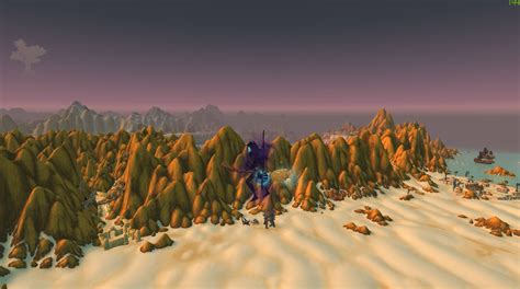 It actually BLOWS my mind that you can see Nordrassil (Mount Hyjal) all the way from Tanaris : r/wow