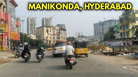 Manikonda area Hyderabad city || manikonda hyd || Prashi Real - YouTube