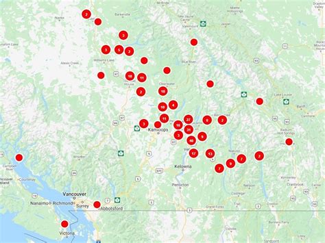 Widespread power outages in B.C.’s Southern Interior following heavy ...