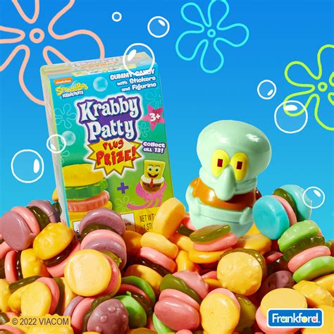 SpongeBob Krabby Patty Plus Prize & Gummy Candy, 10 Pack – Frankford Candy