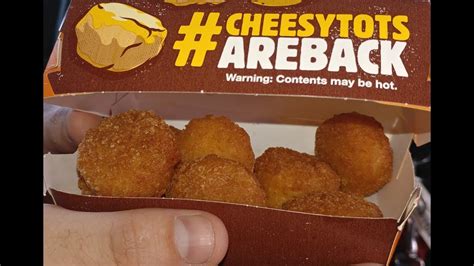 Burger King cheesy tots review - YouTube