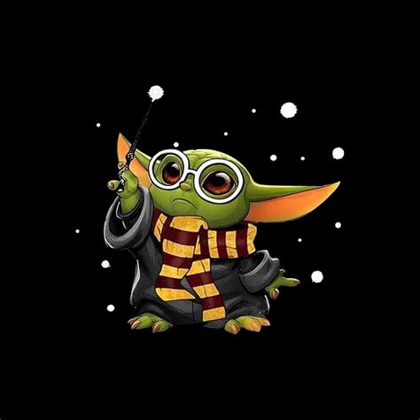 Baby yoda cute moon art Digital Art by Archie Ferguson - Pixels