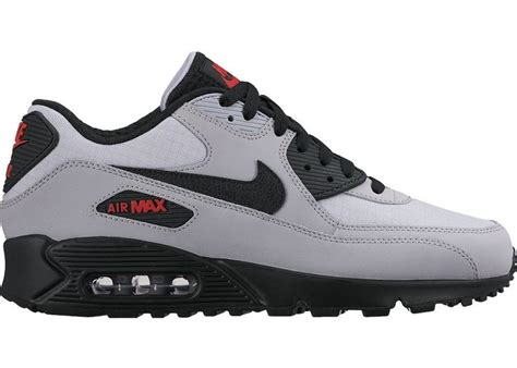 Check out the Air Max 90 Wolf Grey Black Red available on StockX | Nike shoes air max, Nike ...