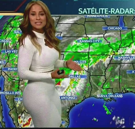 Weather Lady in white dress | Mexican weather girl, Itv weather girl ...