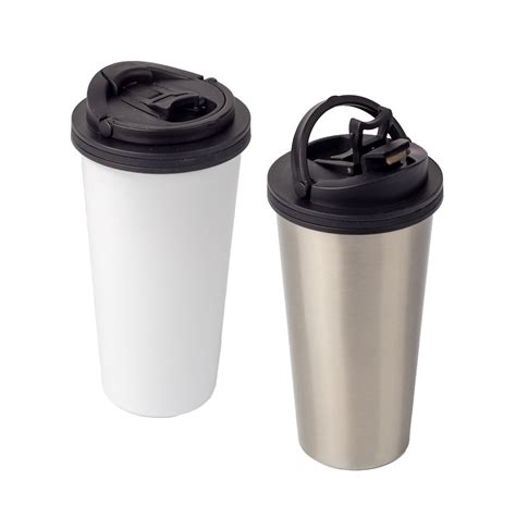 16oz Stainless Steel Tumbler with Handle