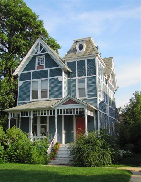 Blue Victorian | Victorian homes, House colors, House exterior