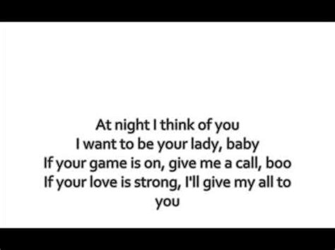 My Boo Lyrics - YouTube