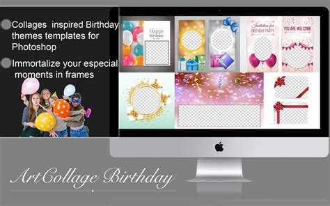 Price Drop: ArtCollage Birthday - Templates for Photoshop (Graphics & Design) | LaptrinhX